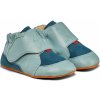 Detské barefoot capačky Affenzahn Crawling Shoe Leather Crawly Bunny 16/17 modrá 16/17