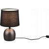 Stolná lampa Trio RL Malu čierna, sivá 10 W