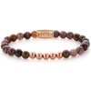 Unisex náramok Rebel & Rose Indian Spring 6 mm RR-60049-R-XS