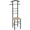 Nemý sluha 81870 BK čierny lak/dub sonoma, 119 cm