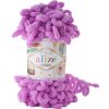 Pletacia priadza Alize PUFFY 378 fialová