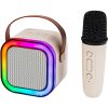 Karaoke Bluetooth reproduktor s RGB s mikrofónom
