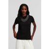 TRIČKO KARL LAGERFELD KARL NECKLACE T-SHIRT BLACK
