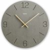 Hama Crete priemer 30 cm, vyryté číslice, tiché, MDF, tmavo sivé