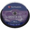 Verbatim DVD+R 8x DL 8,5GB cake 10 ks