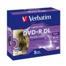 Verbatim DVD+R 8,5GB 8x, 5ks