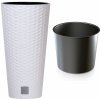 Prosperplast DRTUS300 Kvetináč Rato Tubus + vklad 30cm Antracyt S433