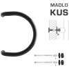 MPkovania WA - MADLO M1 WA/C-DHP ks, 300 mm, CIM - čierna matná (RAL 9005)