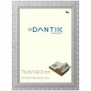 DANTIK rám na obraz 70x100 | ROKOKO bílá lesklá (Plexi Čiré)