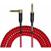 Cascha Advanced Line Guitar Cable Červená 6 m Rovný - Zalomený