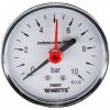 Klum Tlakomer 63 mm, 0 - 10bar, zadný vývod 1/4