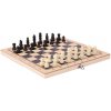 Pronett XJ5785 Magnetický drevený šachový set 3 v 1, 24 x 24 cm