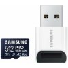Samsung Micro SDXC PRO Ultimate 512GB + USB adaptér / UHS-1 / Class 10 / U3 / Čítanie: 200MBps / Zápis: 130MBps (MB-MY512SB/WW)