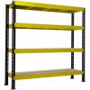 Trestles Nekonečný priemyselný regál 2200x2000x600, 4 police Farba: žltá a čierna