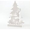 Eurolamp Stolová dekorácia so stromčekom as jeleňami 11 LED na batérie 29 x 8 x 40,5 cm 1 ks
