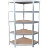 Strend Pro 2212757 Regál Racks RAT80, do kúta, 5 políc, 1800x900x400 mm