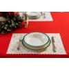 Luxusné Vianočné prestieranie na stôl s hviezdami zlaté SW5 - sada 2 kusy