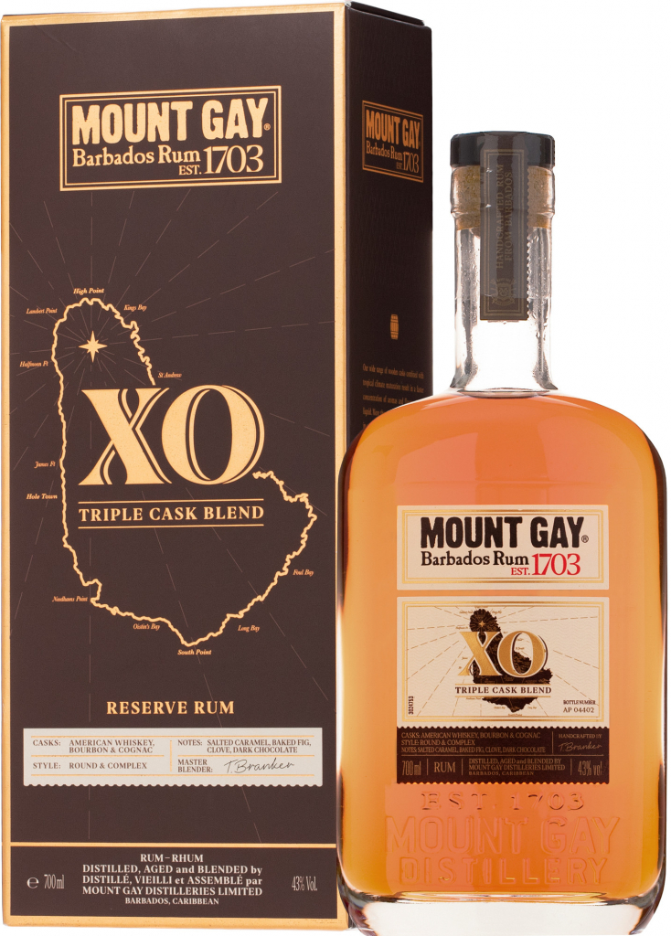 Mount Gay XO 43% 0,7 l (kazeta)