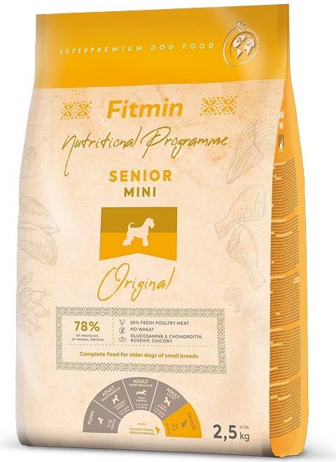 Fitmin dog mini senior 2,5 kg