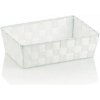 KELA Koš ALVARO PP, bílá 29,5x20,5x8,5cm KL-23020