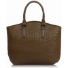Kabelka Fashion Only Croc - hnedá hnědá