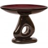 Ferm Living Skleněná mísa na podstavci Damo Dark Grape 30cm
