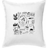 Veselá zubárka - Vankúš 50x50 - 50x50 - Iba poťah ( Biela )