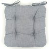 BYTEMA sedáky na stoličky EDGAR šedé 801 sedák 40/40 cm