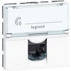 Legrand LCS3 MOSAIC zásuvka 1xRJ45 FTP Cat5E, 2 moduly