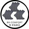 Bambox MEGAPACK 9párov BX-COMFORT české kvalitné bambusové ponožky