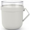 Hrnček na polievku Make & Take 600 ml svetlosivý