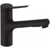 Hansgrohe Zesis M33 - Drezová batéria 150, s výsuvnou spŕškou, matná čierna - 74800670
