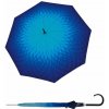 DOPPLER Carbonsteel Long AC Fusion blue - holový vystřelovací deštník modrá 714865FU01