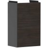 Hansgrohe Xevolos E Umývadlová skrinka 58x34x25 cm, 1 dvierka, pánty vpravo, matná sivá/tmavý dub 54171730-HG