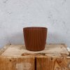 PROSPERPLAST Květináč MILLY ROUND 12,8 cm, rustic brick
