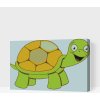 Vymalujsisam.sk Maľovanie podľa čísiel - Pani korytnačka Veľkosť: 20x30cm, Rám: Na plastovej doske
