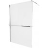 MEXEN/S - KIOTO Sprchová zástena WALK-IN s poličkou a držiakom uterákov 90 x 200, transparent 8 mm, chróm 800-090-121-01-00