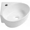 Bruckner Bruckner, ECKERT keramické umývadlo rohové 36x36cm, biela, 201.104.0