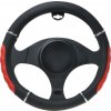 Automax Poťah volantu čierno-červený s detailami 37-39 cm