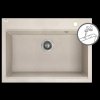 Laveo Tau, 1-komorový granitový drez 700x500x215 mm, béžová, LAV-SBT_4107