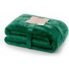 Deka z mikrovlákna DecoKing Mic tmavozelená, veľkosť 70x150