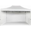 Nožnicový Party stan 3x4,5m ALU Standard plné bočnice Farba: Biela