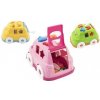 Teddies Auto vkládačka plast 24x17 cm 3 barvy v síťce