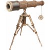 RoboTime 3D drevené mechanické puzzle Pirátsky ďalekohľad 314 častí ST004