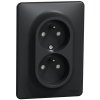 Schneider Electric SCHNEIDER SDD314211C Zásuvka dvojnásobná 230V 16A, Antracit