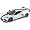Maisto Chevrolet Corvette Stingray Coupe (2020) Bílá 1:18
