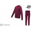 Sensor Merino Active set detský tričko dl.rukáv + spodky lilla