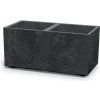 Květináč Prosperplast SIERRA CASE beton effect 77 cm černý beton (DSI800E-B411)