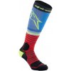 ALPINESTARS ponožky MX PRO čierna/červená fluo/žltá fluo/modrá 2024 - M