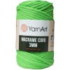 Špagát Macrame Cord 3 MM Neónovo zelená 802